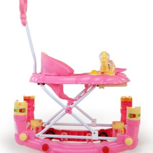 LuvLap Comfy Baby Walker Cum Rocker (18125) - Pink-30227