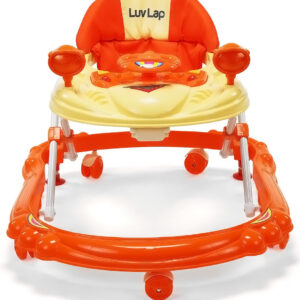 LuvLap Starshine Baby Walker - Orange-30278