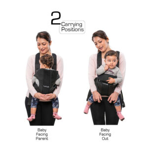 LuvLap Sunshine Baby Carrier (18282) - Black-29573