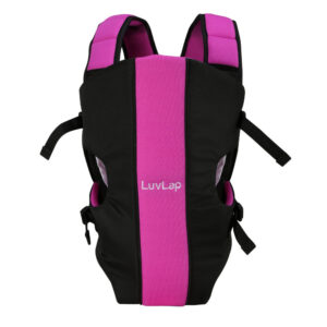 LuvLap Sunshine Baby Carrier (18285) - Pink/Black-29598