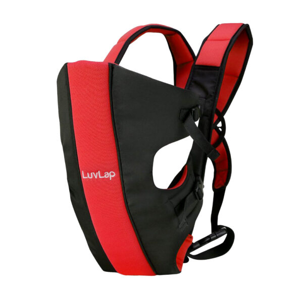 LuvLap Sunshine Baby Carrier (18284) - Black/Red-0