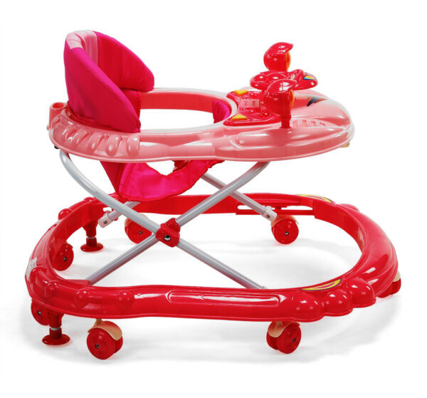 LuvLap Starshine Baby Walker - Pink-30269