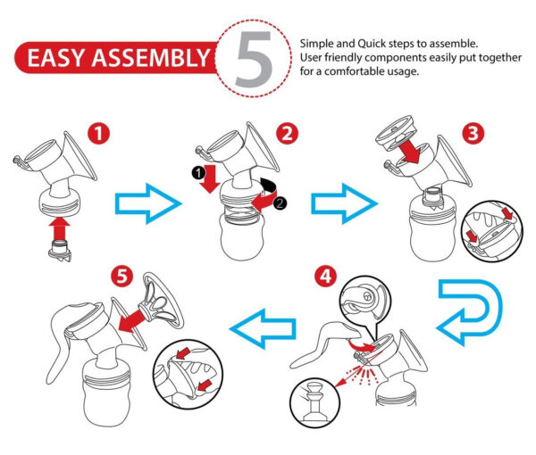 LuvLap Manual Breast Pump-30197