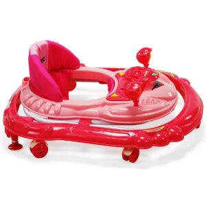 LuvLap Starshine Baby Walker - Pink-30270