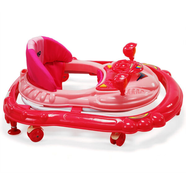 LuvLap Starshine Baby Walker - Pink-30270