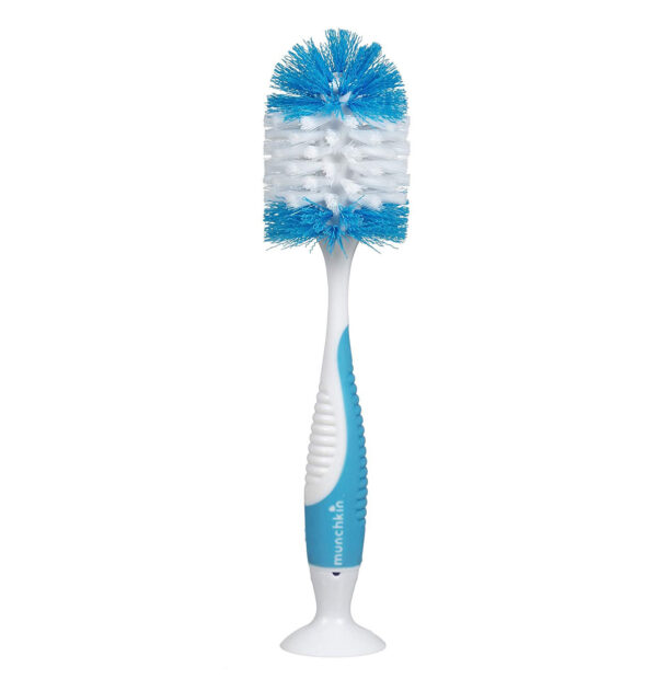 Munchkin Deluxe Bristle Bottle Brush - Blue-29340