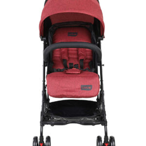 Luvlap Cruze Stroller Pram with Compact Tri-fold (18466) - Red-30019