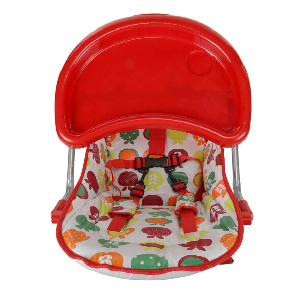 LuvLap Sunshine Baby Highchair (18380) - Red-30406