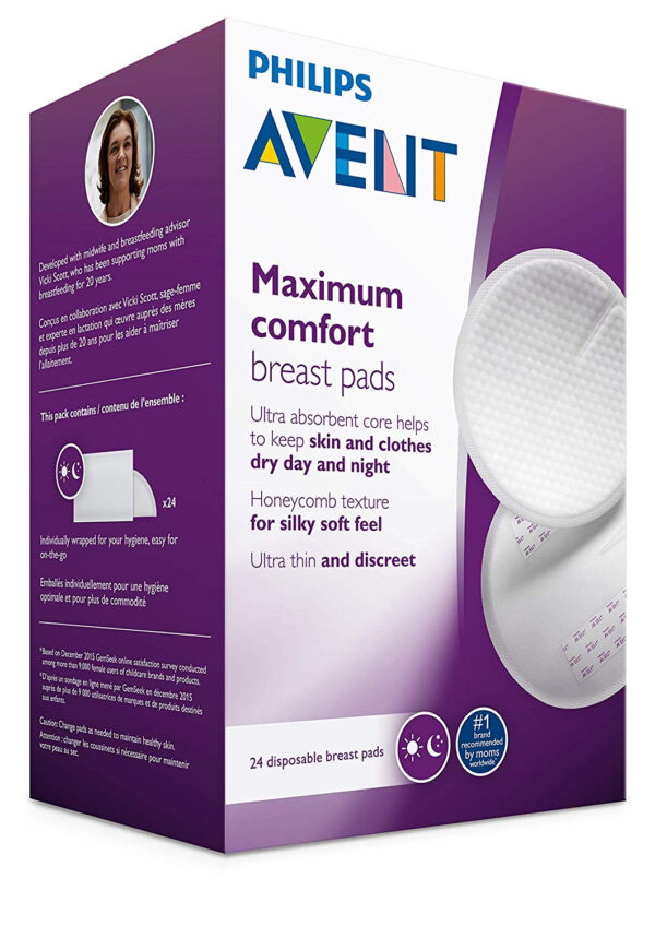 Philips Avent Disposable Breast Pads, Pack of 24-0