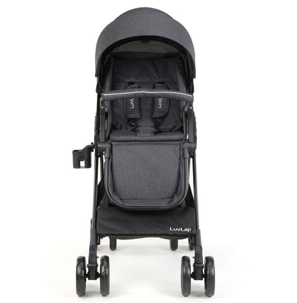 LuvLap Baby New Sports Stroller (18460) - Black-29684