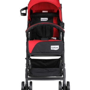 LuvLap Magic Stroller with Compact Tri-fold (18491) - Red-30044