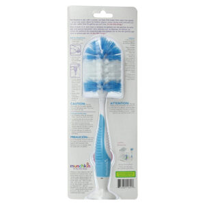 Munchkin Deluxe Bristle Bottle Brush - Blue-29341