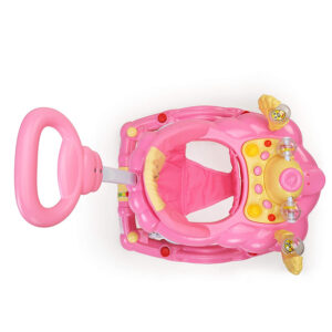 LuvLap Comfy Baby Walker Cum Rocker (18125) - Pink-30221