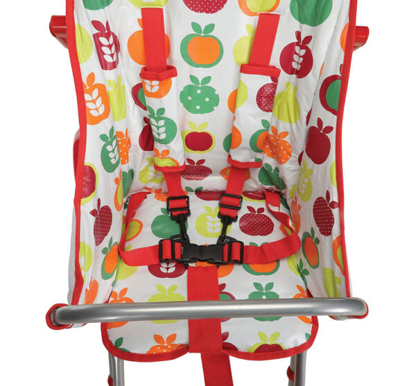 LuvLap Sunshine Baby Highchair (18380) - Red-30409