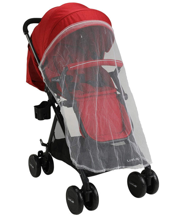 LuvLap Baby New Sports Stroller (18461) - Red-29698