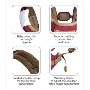 Luvlap Royal Hip Seat Carrier (18406) - Purple-29662