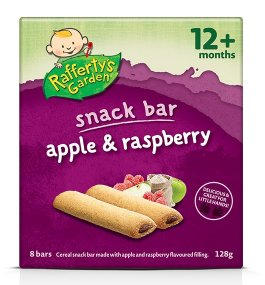 Rafferty's Garden Apple & Raspberry Snack Bar (12M+) - 128gm-0