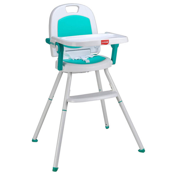 Luvlap Cosmos 3 in 1 high Chair (18495) - Green-0