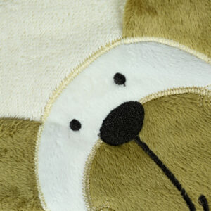 Hooded Cotton Towel for Baby - Dog Applique-29322