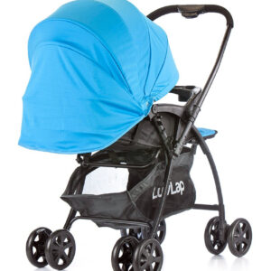 LuvLap Grand Baby Stroller (18317) - Blue-30095