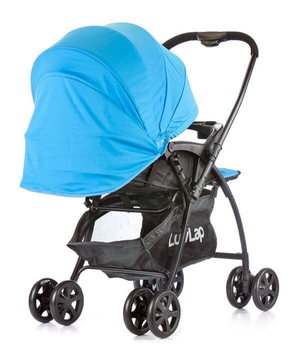 LuvLap Grand Baby Stroller (18317) - Blue-30095