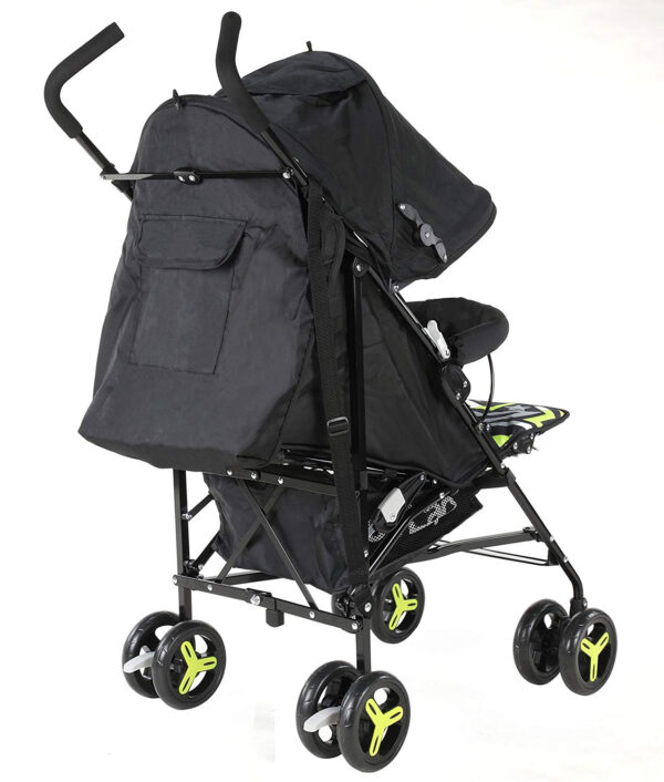 Luvlap Joy Baby Stroller Buggy (18472) - Black Printed-30171