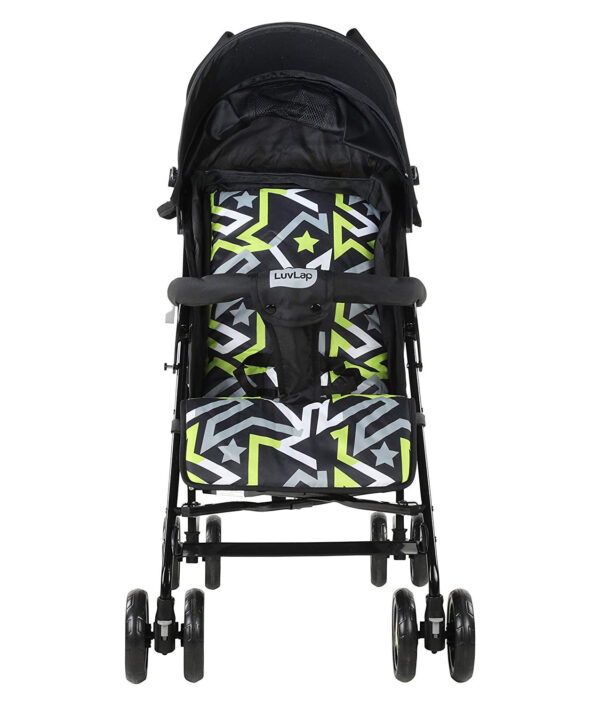 Luvlap Joy Baby Stroller Buggy (18472) - Black Printed-30173