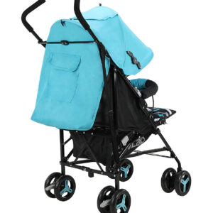 Luvlap Joy Baby Stroller Buggy (18473) - Printed Blue-30195