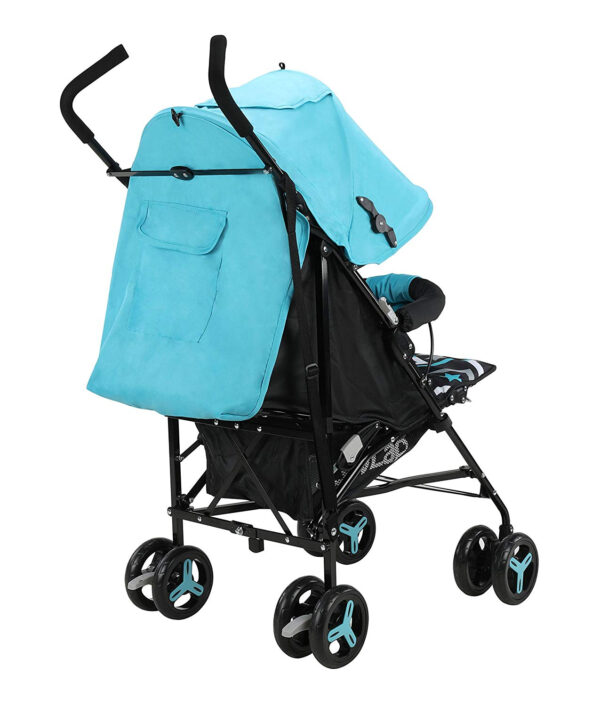 Luvlap Joy Baby Stroller Buggy (18473) - Printed Blue-30195