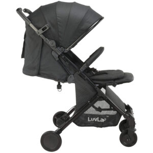 Luvlap Spark Baby Stroller Pram (18414) - Black-29871