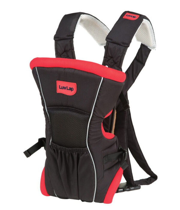 Luvlap Baby Carrier Blossom (18173) - Red/Black-0