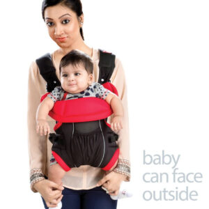 Luvlap Baby Carrier Blossom (18173) - Red/Black-29547