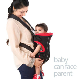 Luvlap Baby Carrier Blossom (18173) - Red/Black-29546