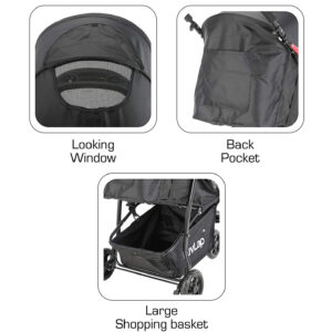 Luvlap Orbit Baby Stroller (18453) - Black-30117