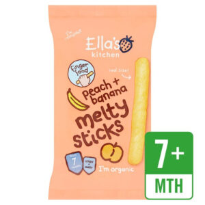 Ella's Kitchen Organic Melty Sticks, Peach & Banana - 20g-30788