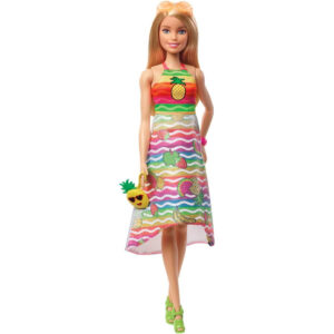 Barbie Crayola Rainbow Fruit Surprise Doll & Fashions Playset-31025