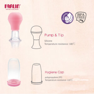 Farlin Nipple Puller with Case - Pink-30486