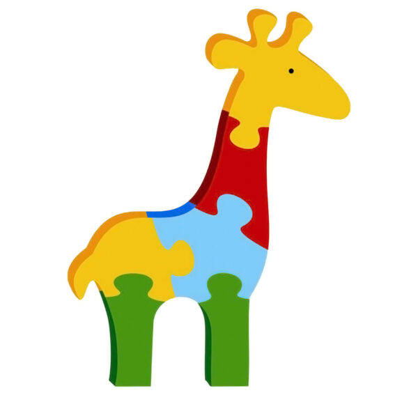 Kinder Creative Giraffe Jigsaw Puzzle - Multicolor-0