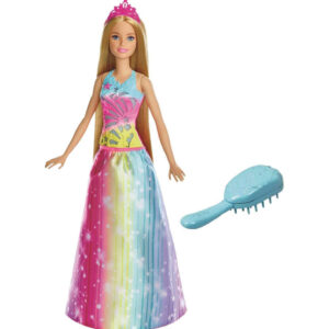 Barbie Dreamtopia Brush ‘N Sparkle Princess - Pink-0