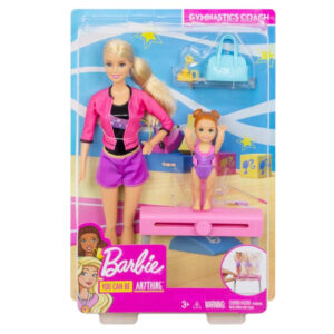 Barbie Gymnastics Coach Dolls and Playset-31126