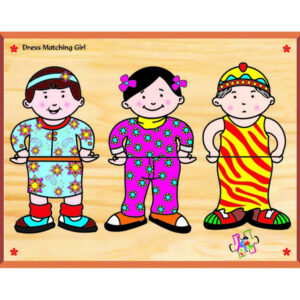 Kinder Creative Dress Matching Girl - Brown-0