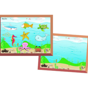 Kinder Creative Aquatic Life Magnetic Game-0