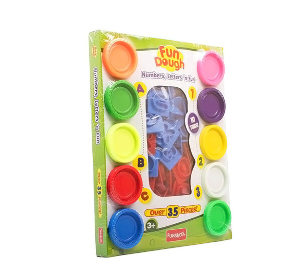 Funskool-Fundough Numbers Letters N Fun, Clay Modeling-30909