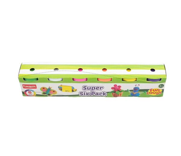 Funskool-Fundough Super Six Pack - Multi Colour-30800