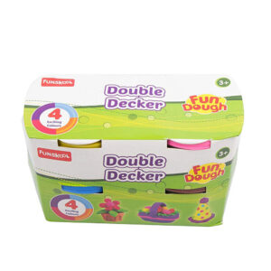 Funskool-Fun Dough Double Decker - Multi Colour-30737