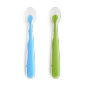 Munchkin Silicone Spoons, Assorted - Pack of 2-0