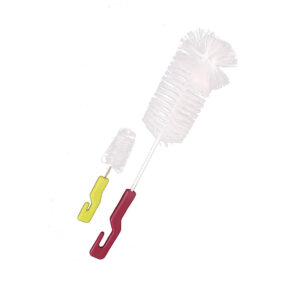 Farlin 2-in-1 Bottle and Nipple Brushes (BF-250) - Purple-0