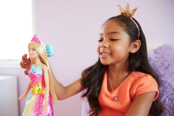Barbie Dreamtopia Brush ‘N Sparkle Princess - Pink-30993