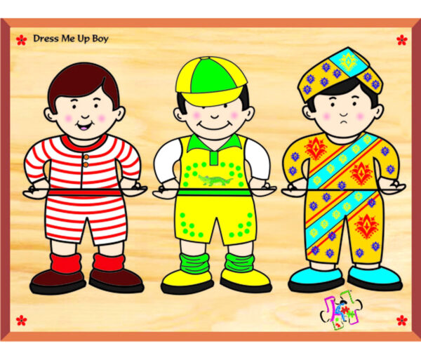 Kinder Creative Dress Matching Boy - Brown-0