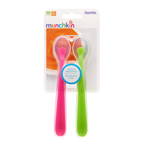 Munchkin Silicone Spoons, Assorted - Pack of 2-30581